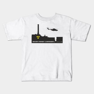 Never Forget Chernobyl Tragedy Kids T-Shirt